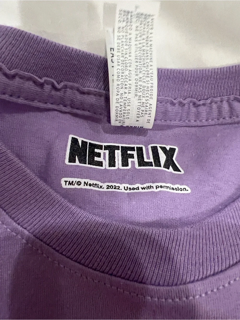 K Pop Demon Hunters Netflix Kids' Purple Graphic Anime Tee and mini backpack
